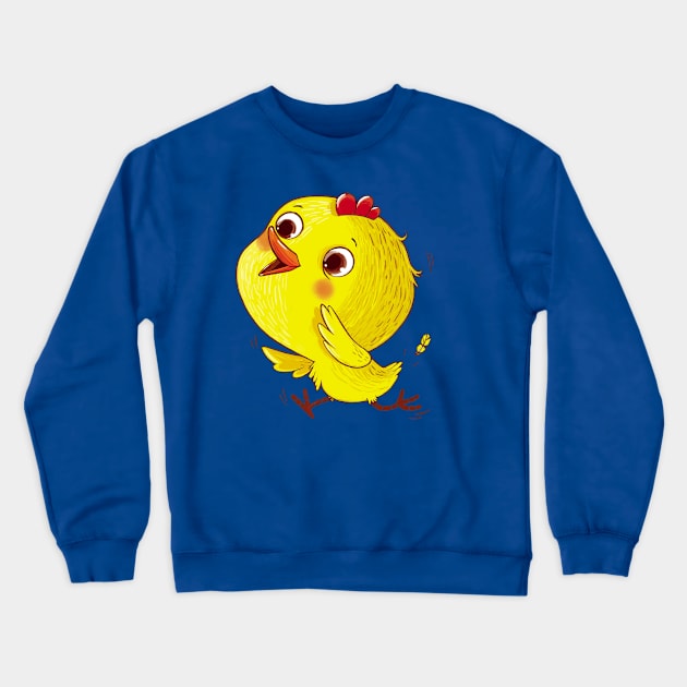 Little Chicken Crewneck Sweatshirt by Arteli Studio